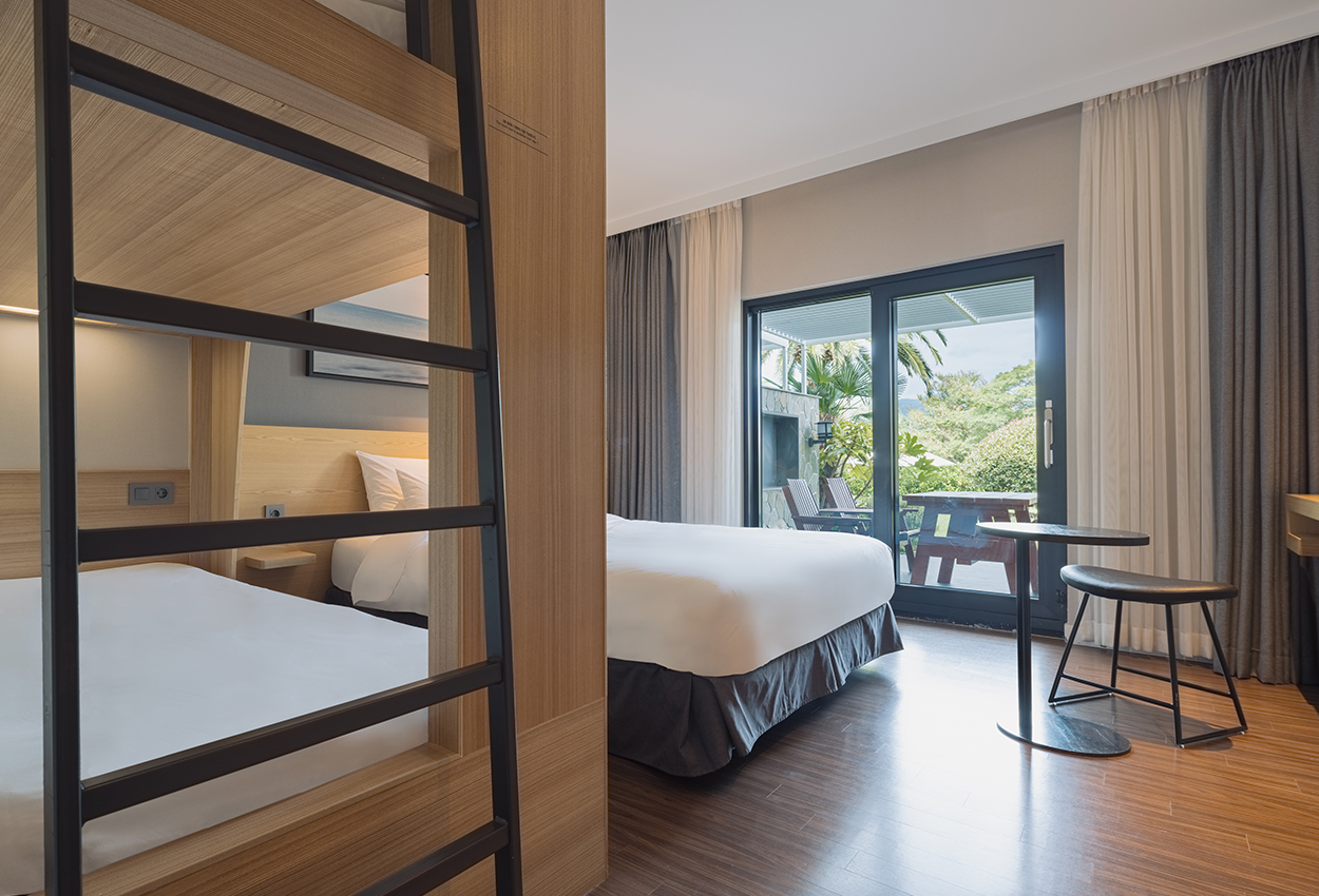 The Suites Hotel Jeju Family Bunk Terrace 官方真實客房